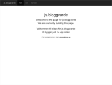 Tablet Screenshot of js.bloggvarde.se